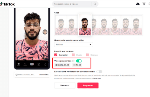 Como agendar vídeos no TikTok? - Topzerah