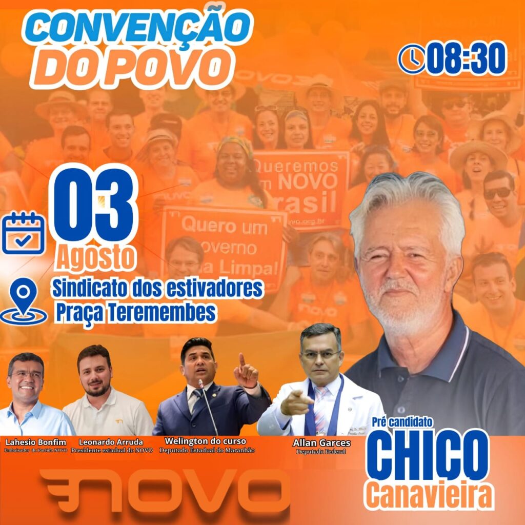 Convenção do Partido NOVO em Tutoia