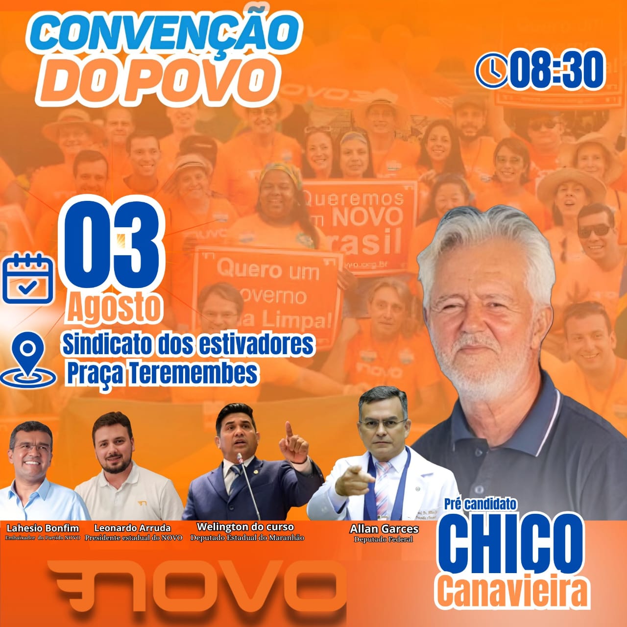 Convenção do Partido NOVO em Tutoia