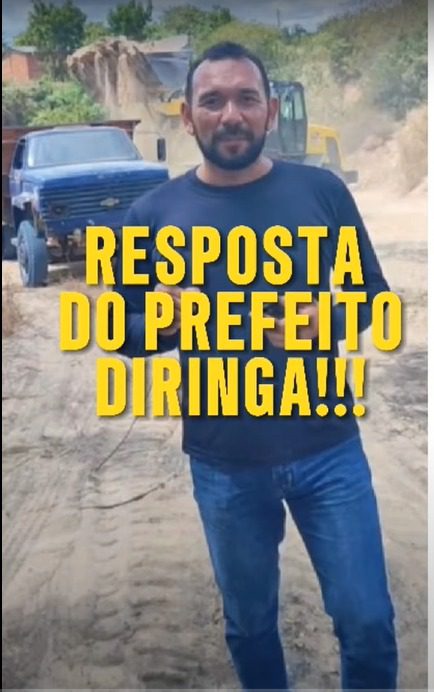 resposta do Prefeito de Tutoia a ação da comunidade Estiva